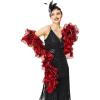 imageBABEYOND Chandelle Boa Vintage Boa  200g 65ft Gatsby Organza Boa 1920s Flapper AccessoriesWine Red