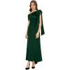 imageBABEYOND Formal Dress for Women  Prom Dress One Shoulder Evening Dresses Cocktail Party Dress for Wedding GuestDark Green