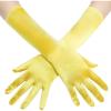 imageBABEYOND Long Opera Party 20s Satin Gloves Stretchy Adult Size Elbow Length 15 InchesYellow