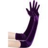 imageBABEYOND Long Opera Party Gloves  1920s Flapper Gatsby Costume Accessories Velvet Tea Party Elbow GlovesDark Purple
