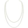 imageBABEYOND Long Pearl Necklace Faux Pearls Necklace Set Beaded Long Pearls Necklace 1920s Gatsby Costume JewelryWhite