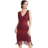 imageBABEYOND Womens 1920s Flapper Dress V Neck Slip DressWinered