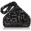 imageBABEYOND Womens Clutch Evening Bags Vintage Sequin Glitter Triangle Purse for 1920s Party Prom WeddingBlack3