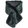 imageBABEYOND Womens Faux Fur Collar Shawl Faux Fur Scarf Wrap Evening Cape for Winter CoatDark Green