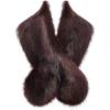 imageBABEYOND Womens Faux Fur Shawl Party Faux Fur Collar Fur Wraps for Winter Bridal Wedding Cover UpCoffee