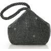 imageBABEYOND Womens Rhinestone Clutch Evening Bags Sparkly Glitter Triangle Purse for 1920s Party Prom WeddingBlack