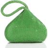 imageBABEYOND Womens Rhinestone Clutch Evening Bags Sparkly Glitter Triangle Purse for 1920s Party Prom WeddingGreen