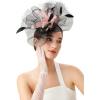 imageBABEYOND womens FascinatorYblack  Pink