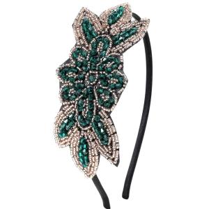 imageBABEYOND Flapper Headband 1920s Headpiece  Art Deco Headpiece Rhinestone Hair Accessories for Women Style2GreenStyle2Green