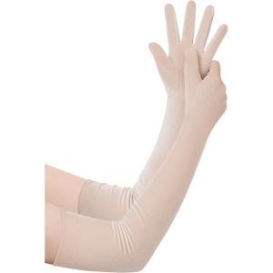 imageBABEYOND Long Opera Party Gloves  1920s Flapper Gatsby Costume Accessories Velvet Tea Party Elbow GlovesLight Champagne