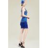 imageBABEYOND Womens Flapper Dresses 1920s V Neck Beaded Fringed Great Gatsby DressRoyal Blue