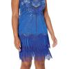 imageBABEYOND Womens Flapper Dresses 1920s V Neck Beaded Fringed Great Gatsby DressRoyal Blue