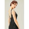 imageBABEYOND Rhinestone Shawl for Women  Asymmetric Shiny Cape Crystal Chain for Night Party Beaded AccessoriesCrystal
