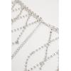 imageBABEYOND Rhinestone Shawl for Women  Asymmetric Shiny Cape Crystal Chain for Night Party Beaded AccessoriesCrystal