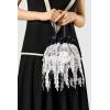 imageBABEYOND Wedding Purses for Women  Bridal Evening Clutch Floral Lace Trim Bag Purse with Inner Bag for Dollar Dance Party