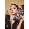 imageBABEYOND Womens Floral Embroidery Evening Bags Kiss Lock Rhinestone Purse for 1920s Party Prom Wedding