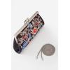 imageBABEYOND Womens Floral Embroidery Evening Bags Kiss Lock Rhinestone Purse for 1920s Party Prom Wedding