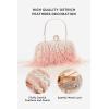 imageBABEYOND Womens Ostrich Feather Clutch  Pearl Evening Bag Shoulder Dress Handbag Purse for 1920s Party Prom Wedding