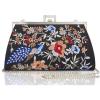 imageBABEYOND Womens Floral Embroidery Evening Bags Kiss Lock Rhinestone Purse for 1920s Party Prom Wedding