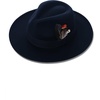 image:imageBABEYOND Fedora Hats Cap for Men Women Wide Brim Hat 1920s Gatsby Panama Costume AccessoriesBlue