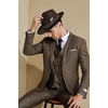 image:imageBABEYOND Fedora Hats Cap for Men Women Wide Brim Hat 1920s Gatsby Panama Costume AccessoriesBrown