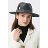 image:imageBABEYOND Fedora Hats Cap for Men Women Wide Brim Hat 1920s Gatsby Panama Costume AccessoriesDark Gray