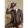 image:imageBABEYOND Fedora Hats Cap for Men Women Wide Brim Hat 1920s Gatsby Panama Costume AccessoriesDark Gray