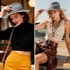 image:imageBABEYOND 1920s Fedora Hat for Men Gatsby Wide Brim Fedora Hat Felt Panama Cap with Band for Women MenWhGraygr