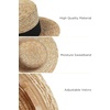 image:imageBABEYOND Mens Brim Boater Hat Gatsby Straw Panama Hat Fedora Summer Beach Sun Hat 20s Costume AccessoriesBlack