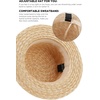 image:imageBABEYOND Mens Brim Boater Hat Gatsby Straw Panama Hat Fedora Summer Beach Sun Hat 20s Costume AccessoriesBluedots