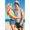 image:imageBABEYOND Mens Brim Boater Hat Gatsby Straw Panama Hat Fedora Summer Beach Sun Hat 20s Costume AccessoriesPinkdots