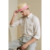 image:imageBABEYOND Mens Brim Boater Hat Gatsby Straw Panama Hat Fedora Summer Beach Sun Hat 20s Costume AccessoriesPinkdots