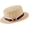 image:imageBABEYOND Mens Brim Boater Hat Gatsby Straw Panama Hat Fedora Summer Beach Sun Hat 20s Costume AccessoriesBlack Red White