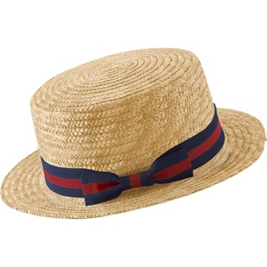 image:imageBABEYOND Mens Brim Boater Hat Gatsby Straw Panama Hat Fedora Summer Beach Sun Hat 20s Costume AccessoriesBlue Red