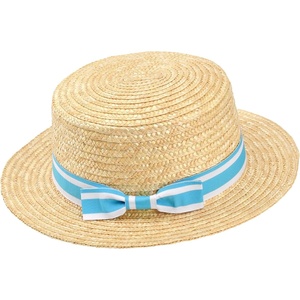 image:imageBABEYOND Mens Brim Boater Hat Gatsby Straw Panama Hat Fedora Summer Beach Sun Hat 20s Costume AccessoriesBluestripe