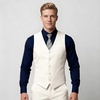 image:imageBABEYOND Mens Suit Vest Slim Fit Waistcoat Business Dress Vests for Suit TuxedoBeige