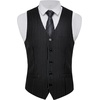 image:imageBABEYOND Mens Suit Vest Slim Fit Waistcoat Business Dress Vests for Suit TuxedoBlack Stripe