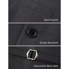 image:imageBABEYOND Mens Suit Vest Slim Fit Waistcoat Business Dress Vests for Suit TuxedoDark Gray