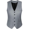 image:imageBABEYOND Mens Suit Vest Slim Fit Waistcoat Business Dress Vests for Suit TuxedoGray
