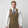 image:imageBABEYOND Mens Suit Vest Slim Fit Waistcoat Business Dress Vests for Suit TuxedoKhaki