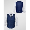 image:imageBABEYOND Mens Suit Vest Slim Fit Waistcoat Business Dress Vests for Suit TuxedoNavyblue