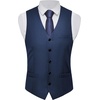image:imageBABEYOND Mens Suit Vest Slim Fit Waistcoat Business Dress Vests for Suit TuxedoNavyblue