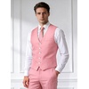 image:imageBABEYOND Mens Suit Vest Slim Fit Waistcoat Business Dress Vests for Suit TuxedoPink