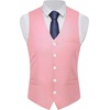 image:imageBABEYOND Mens Suit Vest Slim Fit Waistcoat Business Dress Vests for Suit TuxedoPink