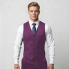 image:imageBABEYOND Mens Suit Vest Slim Fit Waistcoat Business Dress Vests for Suit TuxedoPurple