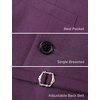image:imageBABEYOND Mens Suit Vest Slim Fit Waistcoat Business Dress Vests for Suit TuxedoPurple