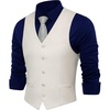 image:imageBABEYOND Mens Suit Vest Slim Fit Waistcoat Business Dress Vests for Suit TuxedoBeige