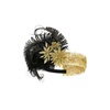 image:imageBABEYOND 1920s Feather Flapper Headpiece  Gatsby Beaded Sequin Headband Roaring 20s Accessories for WomenGreenBlack