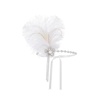 image:imageBABEYOND 1920s Feather Flapper Headpiece  Vintage Rhinestone Headband for Gatsby Party Roaring 20s Costume AccessoriesWhiteWhite