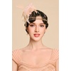 image:imageBABEYOND 1920s Feather Headband Accessory  Vintage Flapper Headpiece for Gatsby Party Roaring 20s CostumeChampagne